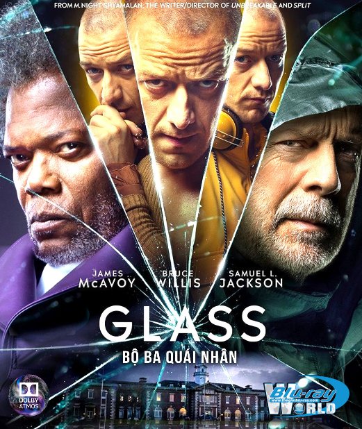 B3939. Glass 2019 - Bộ Ba Quái Nhân 2D25G (TRUE- HD 7.1 DOLBY ATMOS)